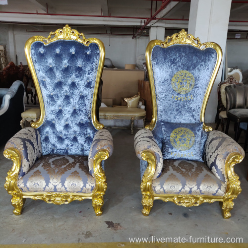 gold wedding wood chair factory